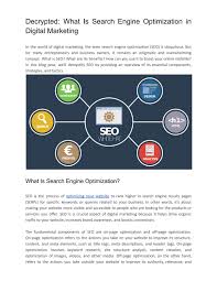 web marketing search engine optimization