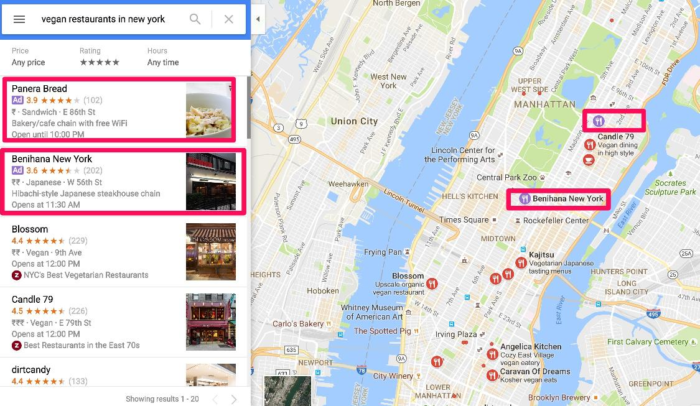 google maps marketing