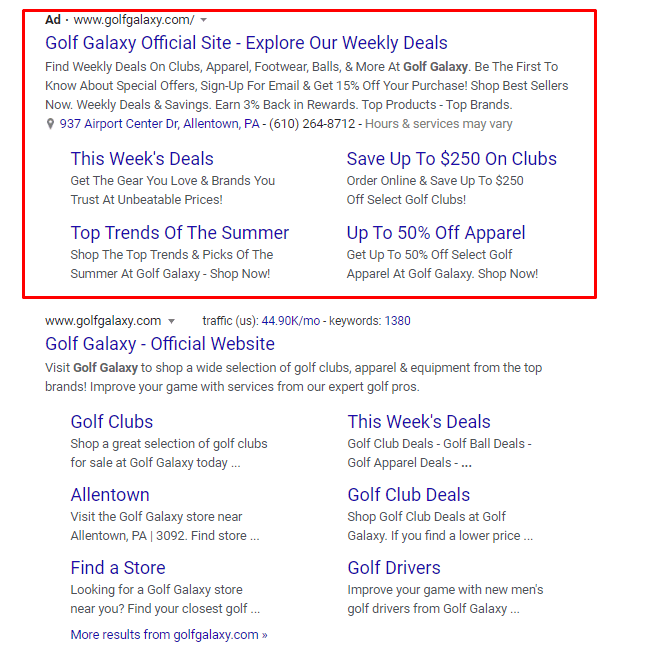 paid search marketing is entirely driven by google
